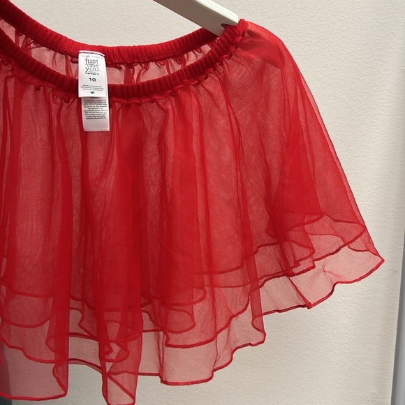 💝 10/$10 💝 CARTER'S Red Tutu Skirt Size 10 - Picture 4 of 6